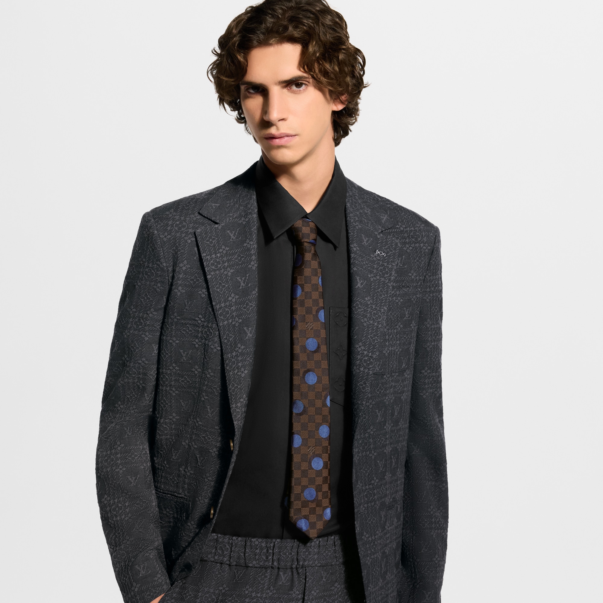 Damier Dots Tie S00 - Men - Accessories | LOUIS VUITTON ®